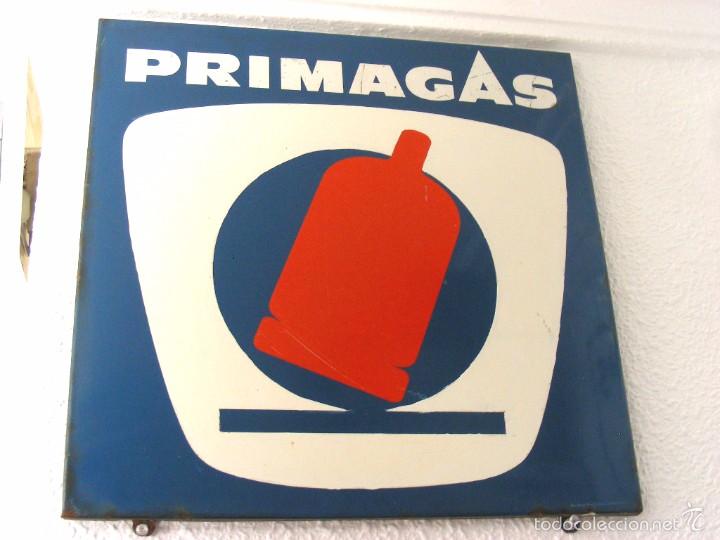 Carteles: Chapa esmaltada Primagas, 1950 - Foto 1