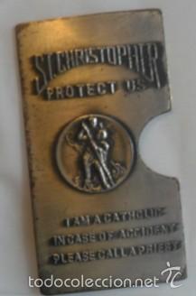 Carteles: Chapa St. Christopher Protect US - Foto 1