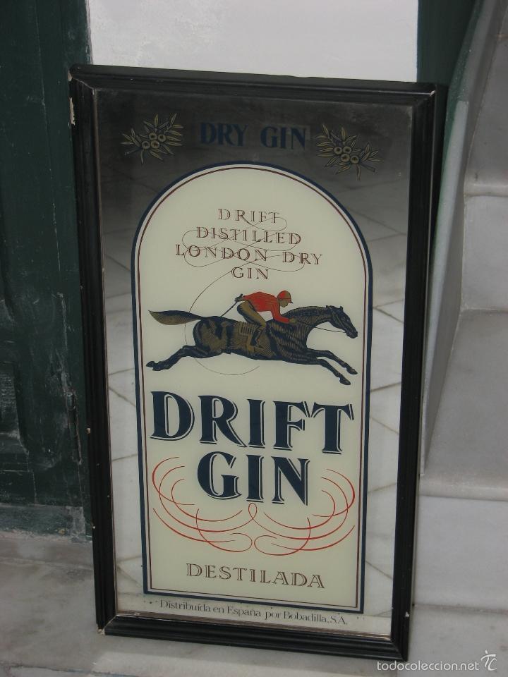 Carteles: ESPEJO PUBLICITARIO DRY GIN DRIFT - Foto 1