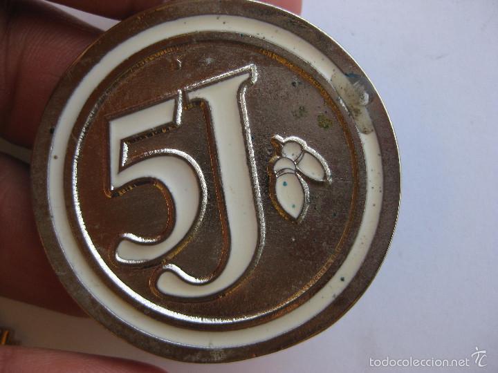 Affiches: CURIOSA GRAN MEDALLA PLACA JAMON DE BELLOTA  IBERICO 5J JOTAS