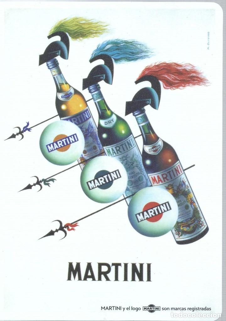 Affiches: LAMINA DE MARTINI EN PLASTICO COPIA DE ORIGINALES DE 1920