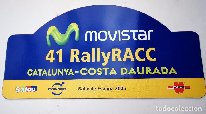 Carteles: Chapa Movistar Rally de pvc - Foto 1