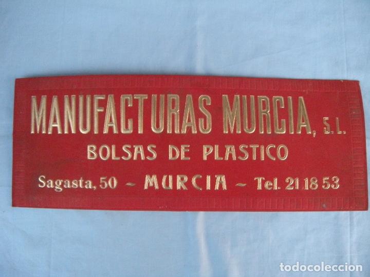 Posters: CARTEL MANUFACTURAS MURCIA