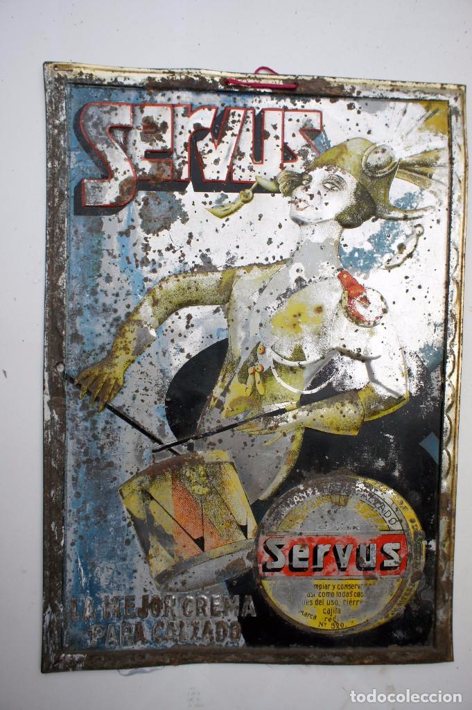Carteles: Chapa Servus muy rara - Foto 1
