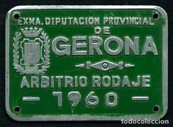 Posters: Matricula. Arbitrio de Rodaje. Gerona. 1960.