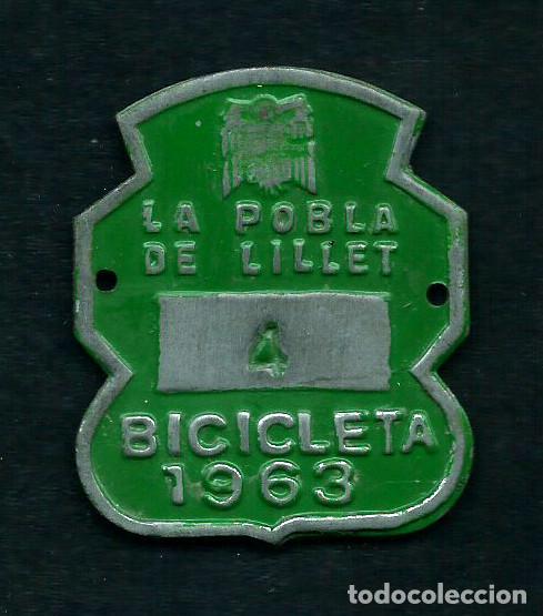 Posters: Matricula de Bicicleta. La pobla de lillet. 1963.