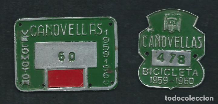 Posters: Matricula de Velomotor y Bicicleta. Canovelles. 1959 - 1960.