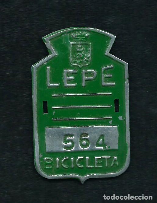 Posters: Matricula Bicicleta. Lepe.