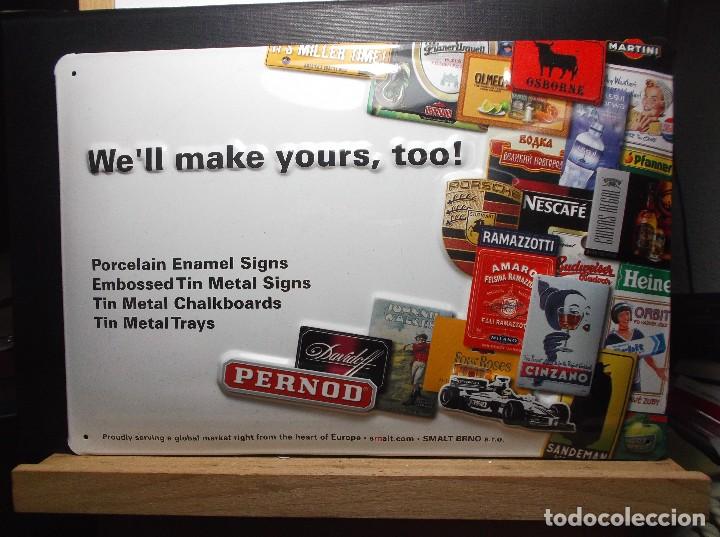 Affiches: CHAPA CON VARIAS PROPAGANDA EN RELIEVE - ANTIGUA.