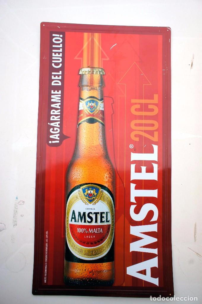 Carteles: Preciosa chapa Amstel - Foto 1