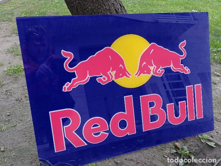 Posters: CARTEL METRAQUILATO PUBLICIDAD RED BULL 69X49CM. DIF&Iacute;CIL.