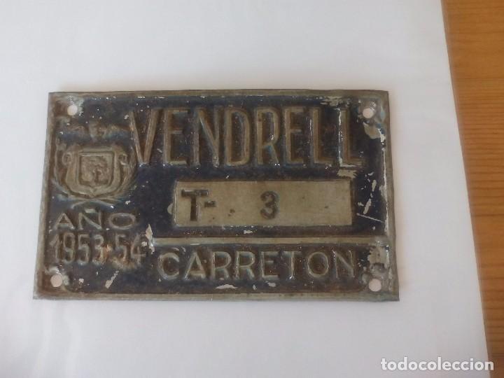 Carteles: Chapa vendrell impuesto. C2 - Foto 1