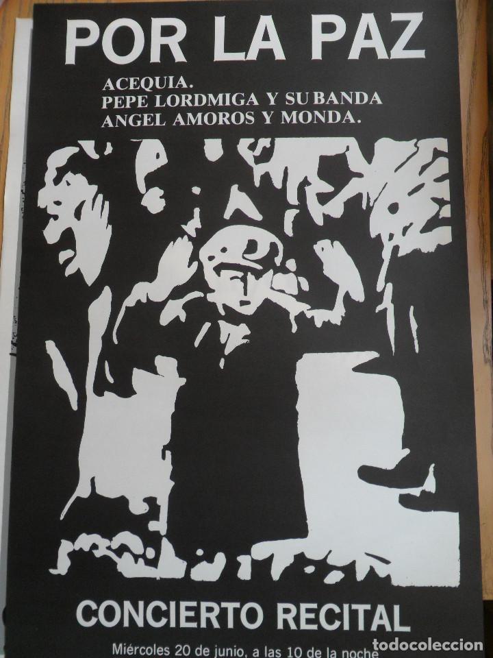 Affiches: Cartel POR LA PAZ. Serigraf&iacute;a. Galer&iacute;a Zer0 43x67