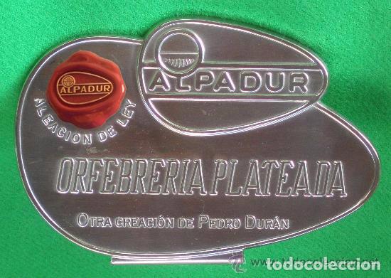 Carteles: CHAPA ANTIGUA ORIGINAL ALPADUR - Foto 1