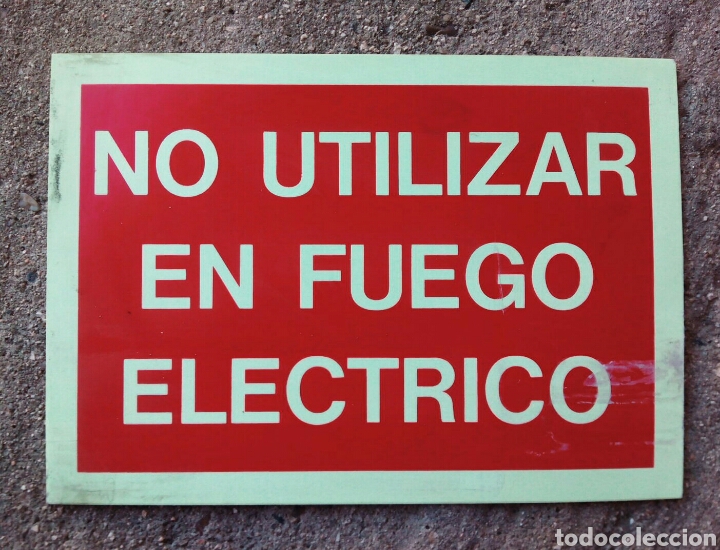 Carteles: ANTIGUO CARTEL PVC. FLUORESCENTE. - Foto 1