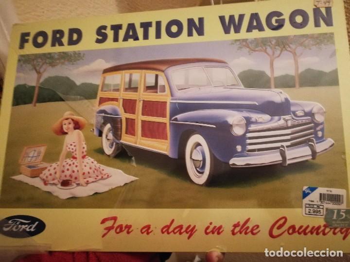 Affiches: CARTEL CHAPA FORD STATION WAGON 41 X 28 cm