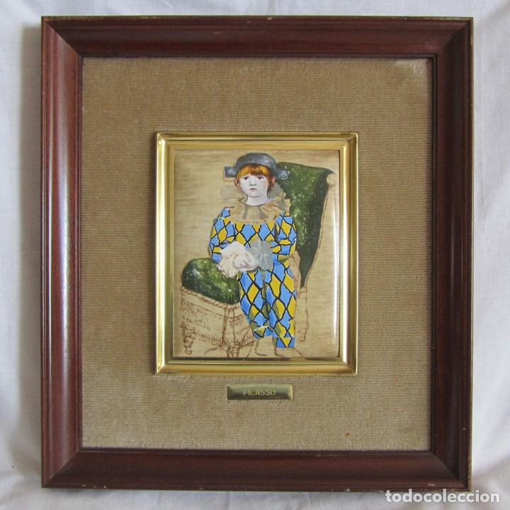 Carteles: Cuadro con chapa esmaltada Picasso - Foto 1