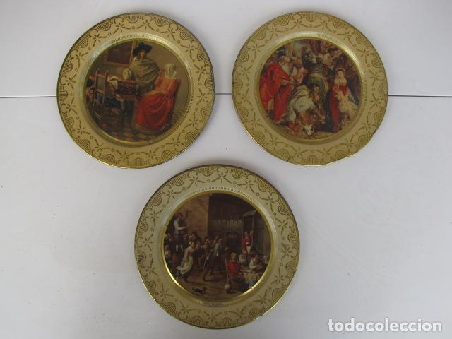 Affiches: Tres platos de caf&eacute; el CORSO. Francia. Raros