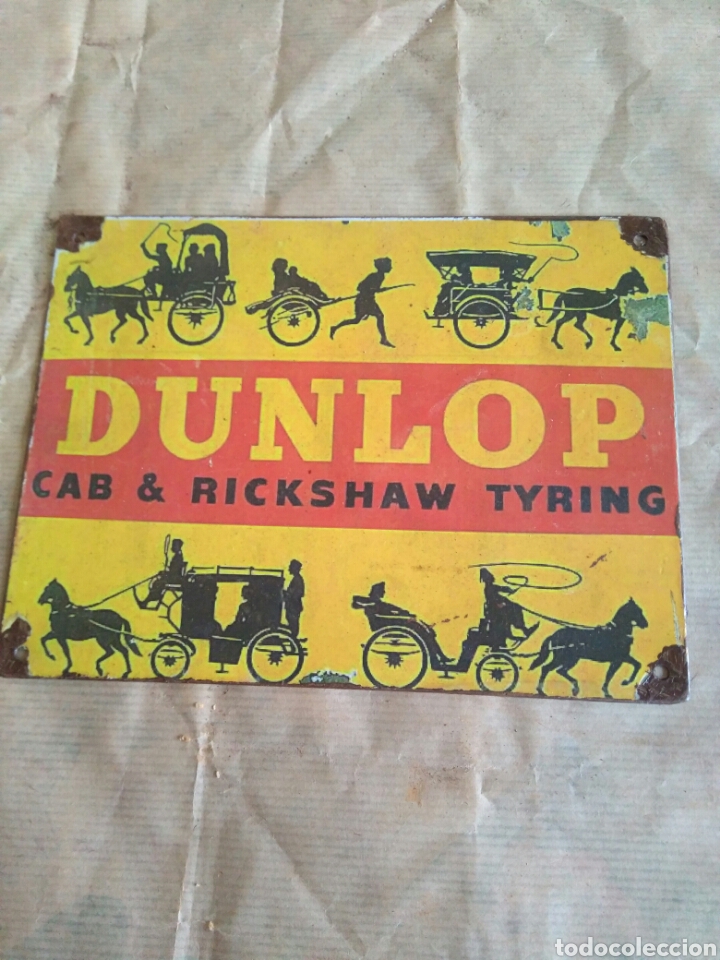 Carteles: Chapa Dunlop Cab & Rickshaw - Foto 1