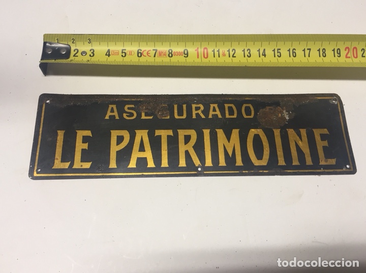 Carteles: Chapa Le Patrimoine - Foto 1