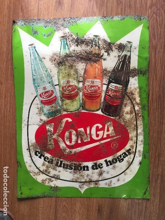 Carteles: CHAPA PUBLICITARIA KONGA - Foto 1