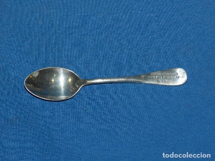 Posters: (MCAJON1) CUCHARA CON PUBLICIDAD CHOCOLATES FINOS HIJOS DE ZURICALDAY , BILBAO , 14 CM