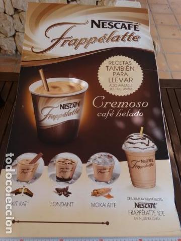 cartel plástico pluma frappelatte nescafé aprox - Buy Old Posters, Enameled  and Lithographed Plates and Mirrors at todocoleccion - 132327502