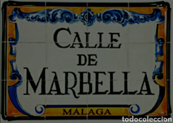 cartel de marbella Cartel De Matar Calle De Marbella Malaga Buy Old Posters Enameled And Lithographed Plates And Mirrors At Todocoleccion 132351387 cartel de marbella