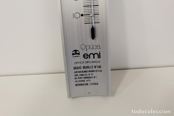 Carteles: TERMOMETRO PUBLICITARIO OPTICA EMI - Foto 4