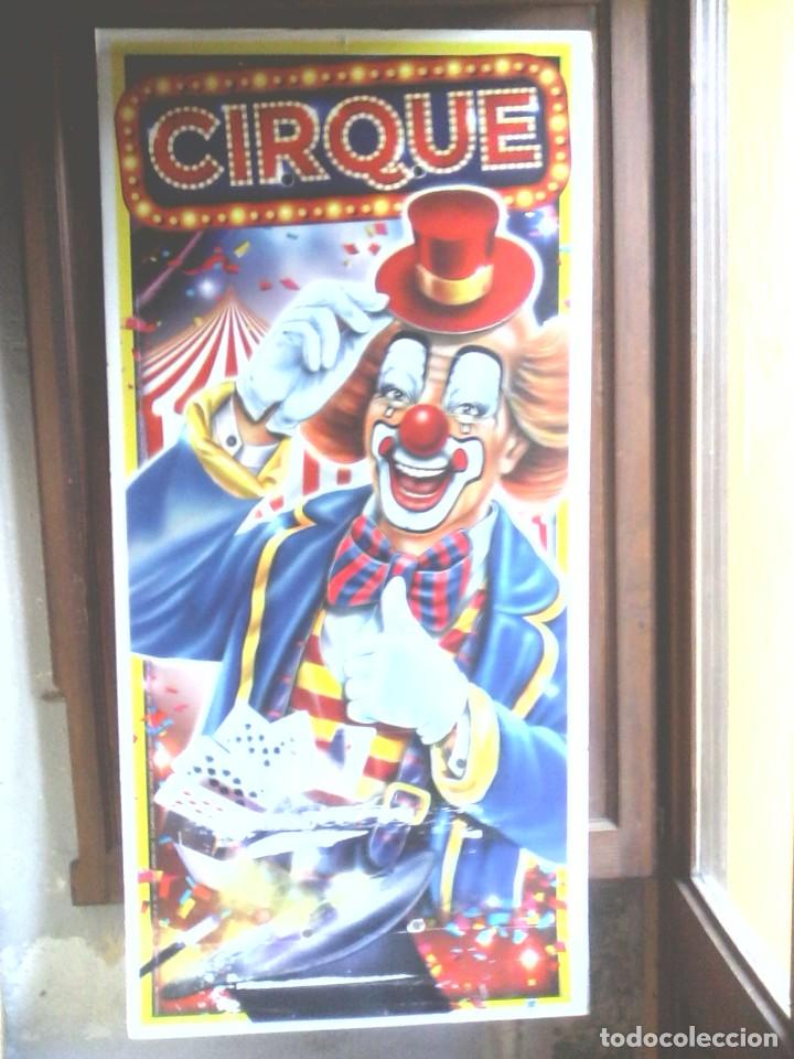Carteles: CARTEL - CIRQUE - PAYASO . - Foto 1