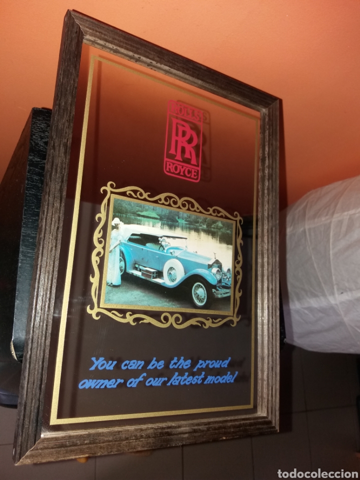 Carteles: Antiguo cuadro espejo ROLLS ROYCE - Foto 2