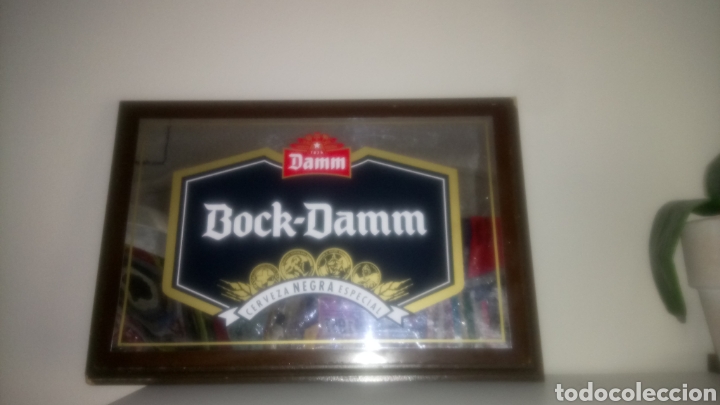 Carteles: ESPEJO DE BAR DE BOCK-DAMM. - Foto 1