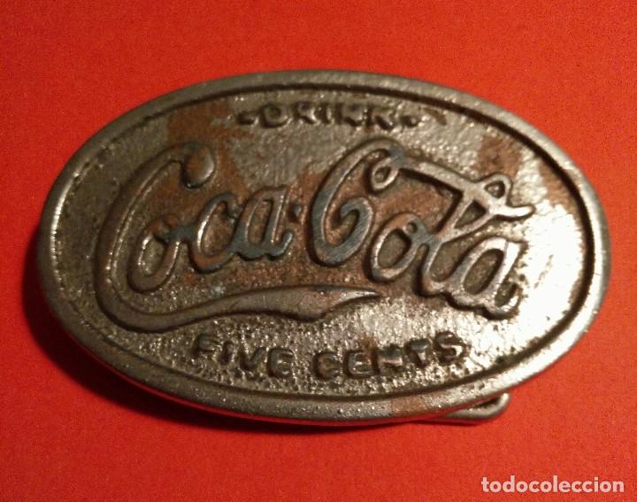 Carteles: HEBILLA DE CINTURON DE COCA COLA, A&Ntilde;OS 50. - Foto 1