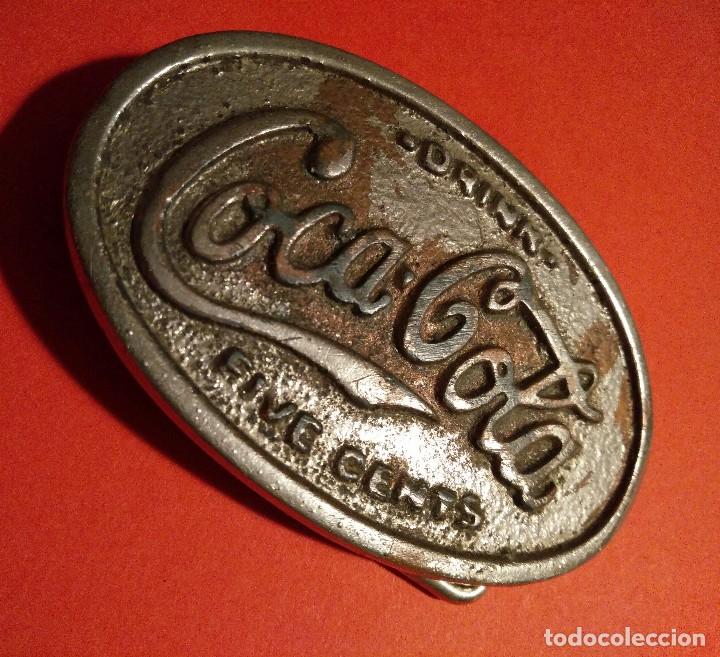 Carteles: HEBILLA DE CINTURON DE COCA COLA, A&Ntilde;OS 50. - Foto 2