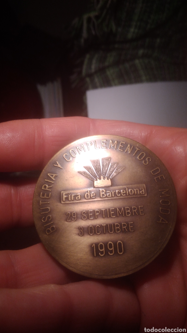 Plakate: 1990. FERIA DE BARCELONA. BISUTERIA Y COMPLEMENTOS 1990