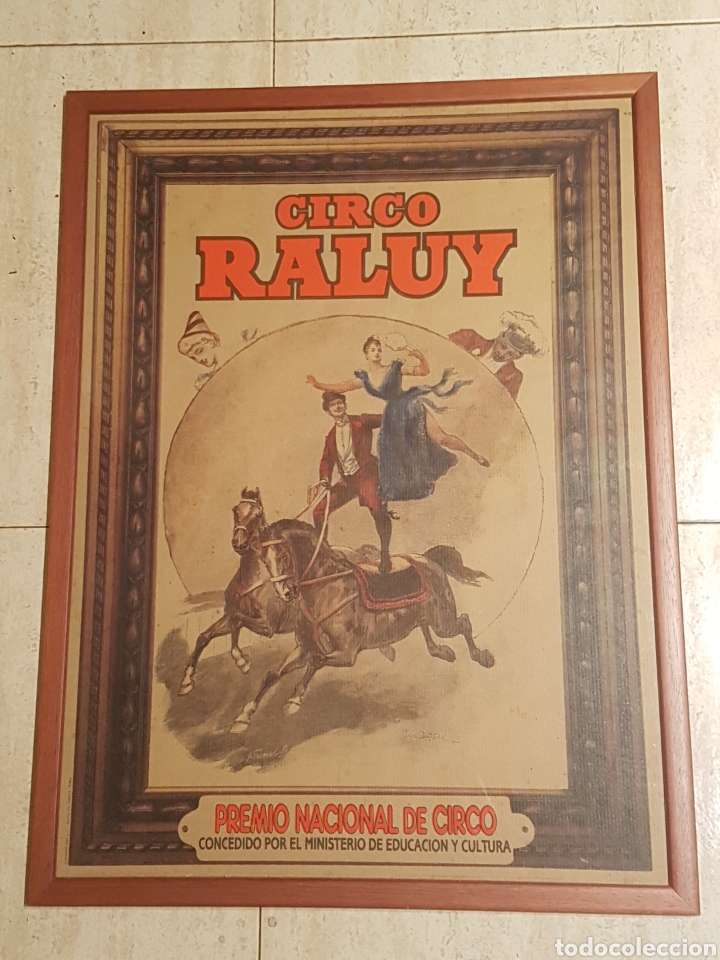 Plakate: Cartel Circo Ralui enmarcado