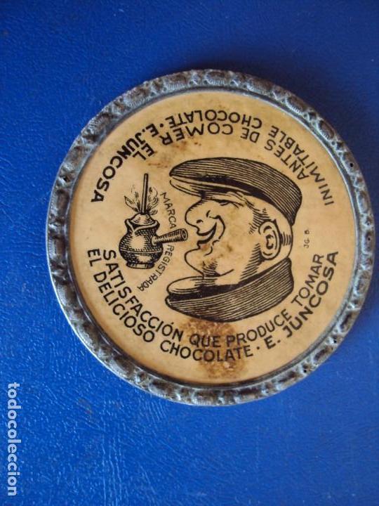 Carteles: (PUB-190141)ESPEJO PUBLICITARIO CHOCOLATE E.JUNCOSA - Foto 1