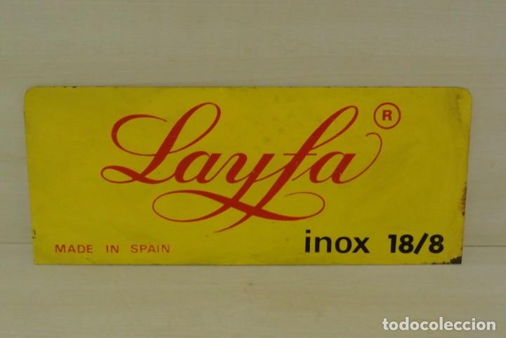 Carteles: CARTEL EXPOSITOR LAYFA MADE IN SPAIN - Foto 1