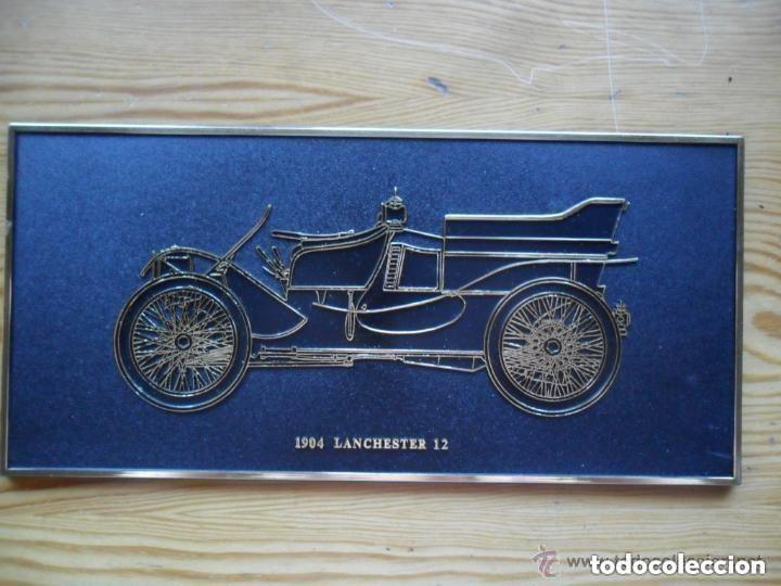 Carteles: PLACA DE COCHE LANCHESTER 1904 MADE IN ENGLAND - Foto 4