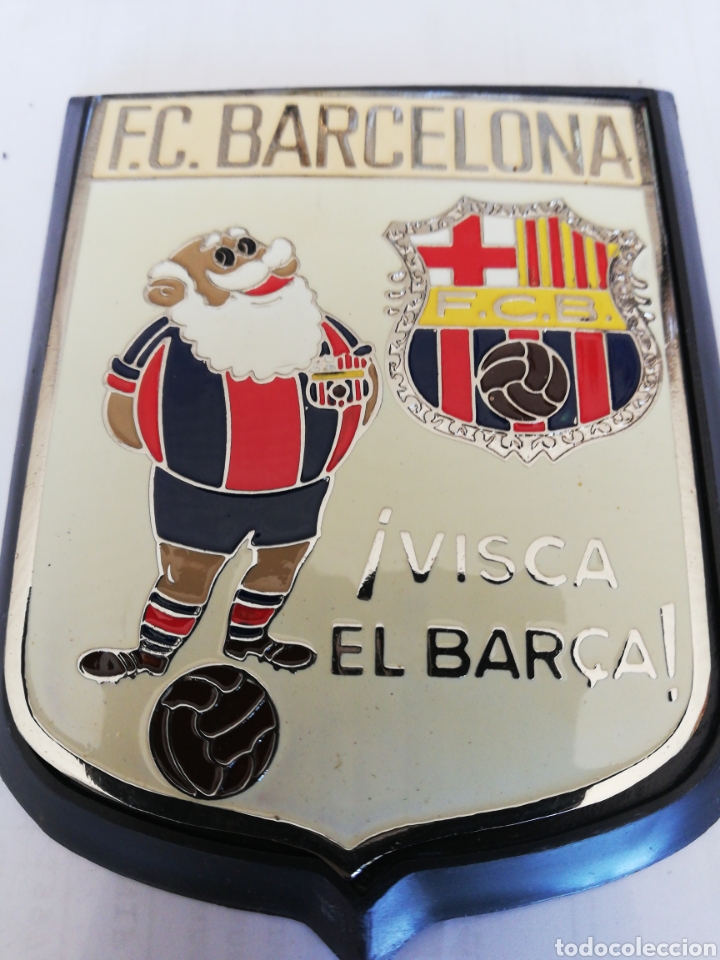 Affiches: Escudo chapa, F. C. Barcelona, Visca el Bar&ccedil;a