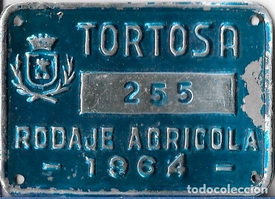 Plakate: CHAPA TORTOSA (TARRAGONA) 1964 RODAJE AGRICOLA # 255