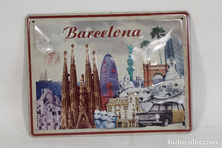 Carteles: chapa barcelona - Foto 1