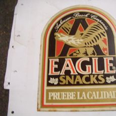 placa de propaganda de eagle snackc - Compra venta en todocoleccion