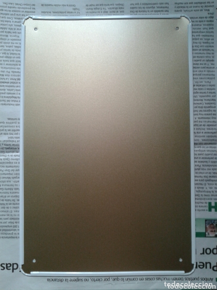Carteles: CARTEL DE CHAPA PORSCHE - Foto 2