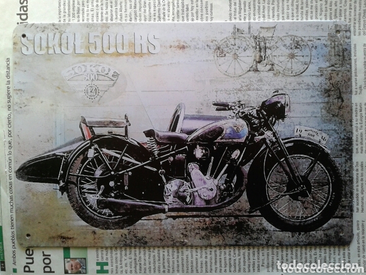 Posters: CARTEL DE CHAPA SOKOL 500 RS