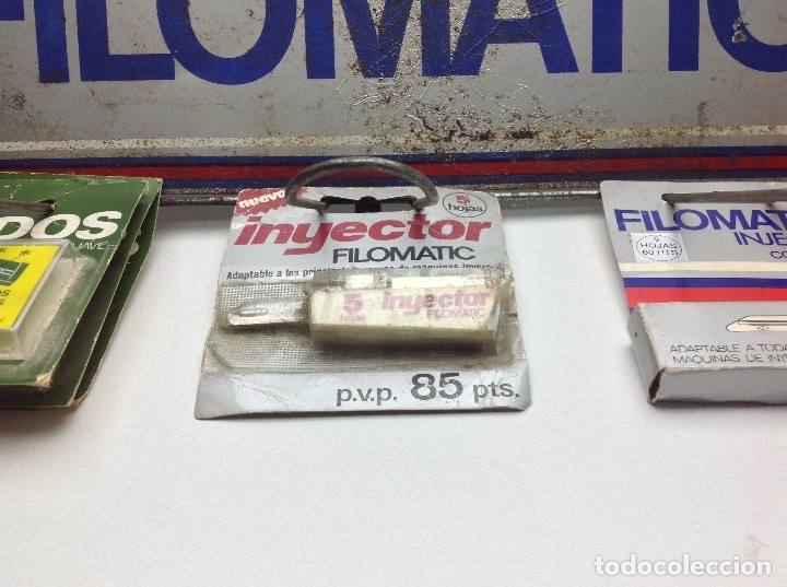 Carteles: RARO Y ANTIGUO EXPOSITOR FILOMATIC CON COMPLEMENTOS - LITOGRAFIADO - Foto 6