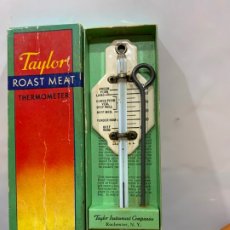 Carteles: TERMOMETRO TAYLOR ROAST MEAT COCINA MADE IN USA 1934 . Lote 179175323