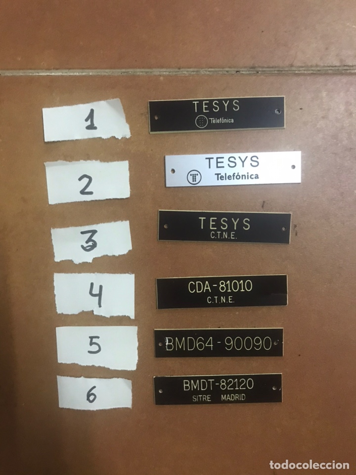 Posters: Carteles / chapas antiguas Telef&oacute;nica y CTNE