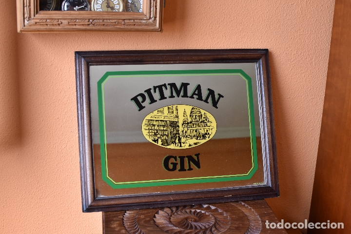 Carteles: ESPEJO DE 45 X 35 CM DE PITMAN GIN - Foto 1