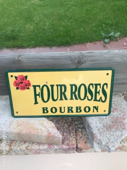Carteles: Whisky, four roses, chapa - Foto 1